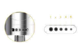 Aspire Nautilus atomizer hava delikleri