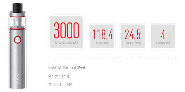 Smok Vape Pen Plus Özellikleri